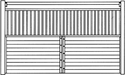 Horse Stall Side Wall System